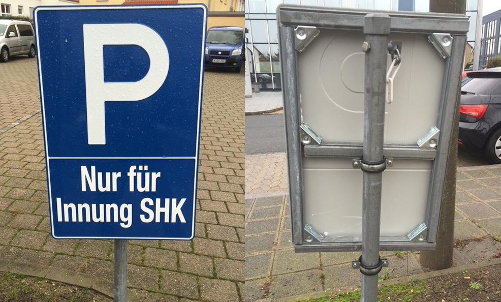 TECEprofil Parkschild