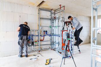 TECEsystem Installationswand Montage